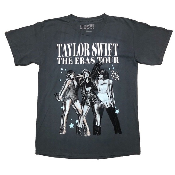 Taylor Swift T Shirt L Teal‎ The Eras Tour 2023 Merch Blue 1989 Era Graphic NEW - Picture 6 of 10